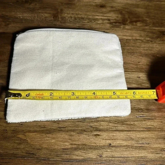 NWOT Congrats Multi Color Beaded Coin Zippered Pouch Bag Purse Shirdee - Picture 8 of 8